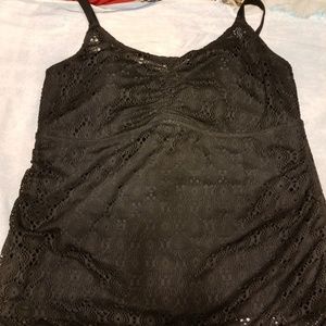 Ava & Viv swimsuit tankini top plus size 24w